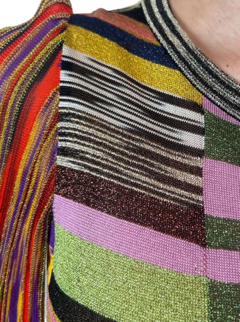 Missoni Aboto Multicolor Knit Mini Dress 38 - Picture 7 of 11